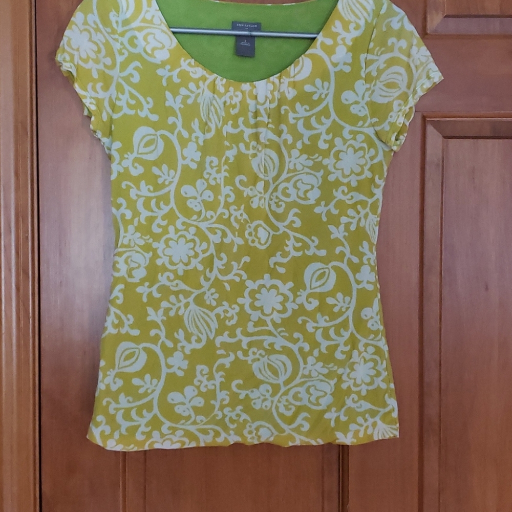 Ann Taylor floral shirt